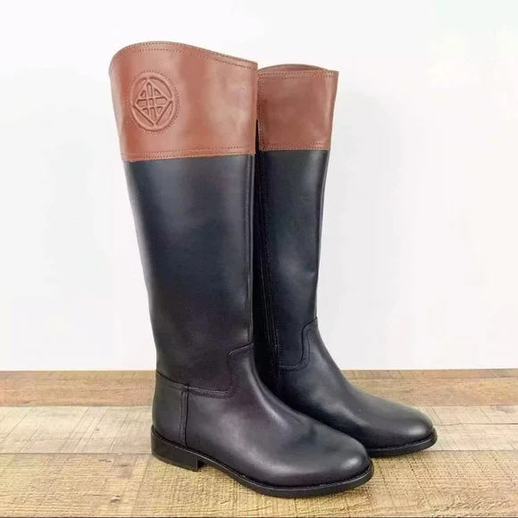 Antonio Melani Tall Genuine Leather Riding Boots - Picture 6 of 13